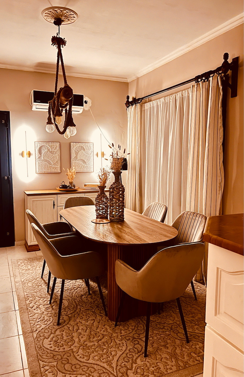 Diaz Τραπέζι Τραπεζαρίας Μdf Απόχρωση Sonoma 180x90x76cm