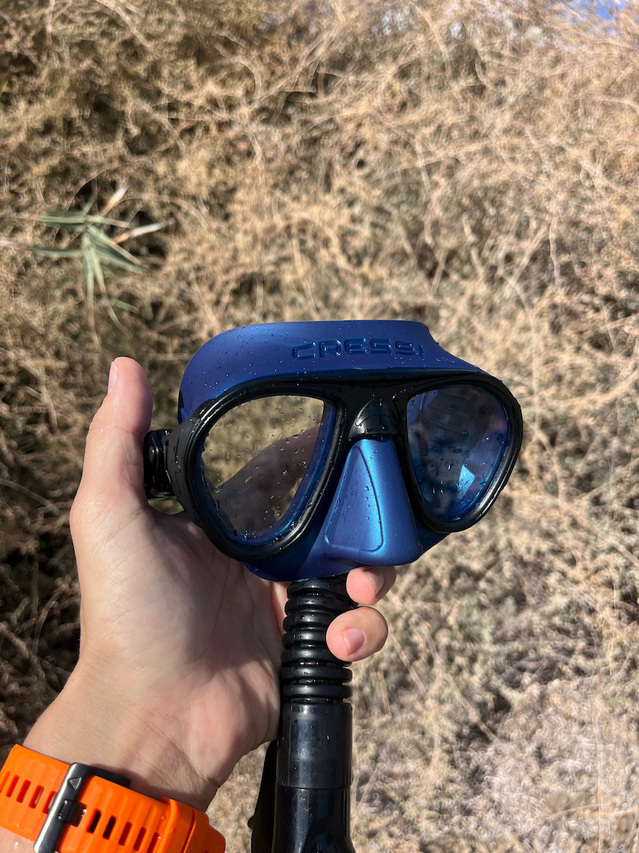 CressiSub Μάσκα Θαλάσσης Σιλικόνης Calibro Μαύρη