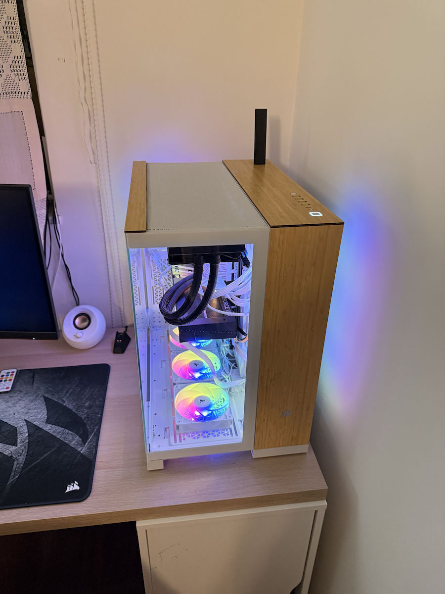 Corsair 6500X Gaming Midi Tower Κουτί Υπολογιστή με Πλαϊνό Παράθυρο Λευκό/Γκρι Σατινέ