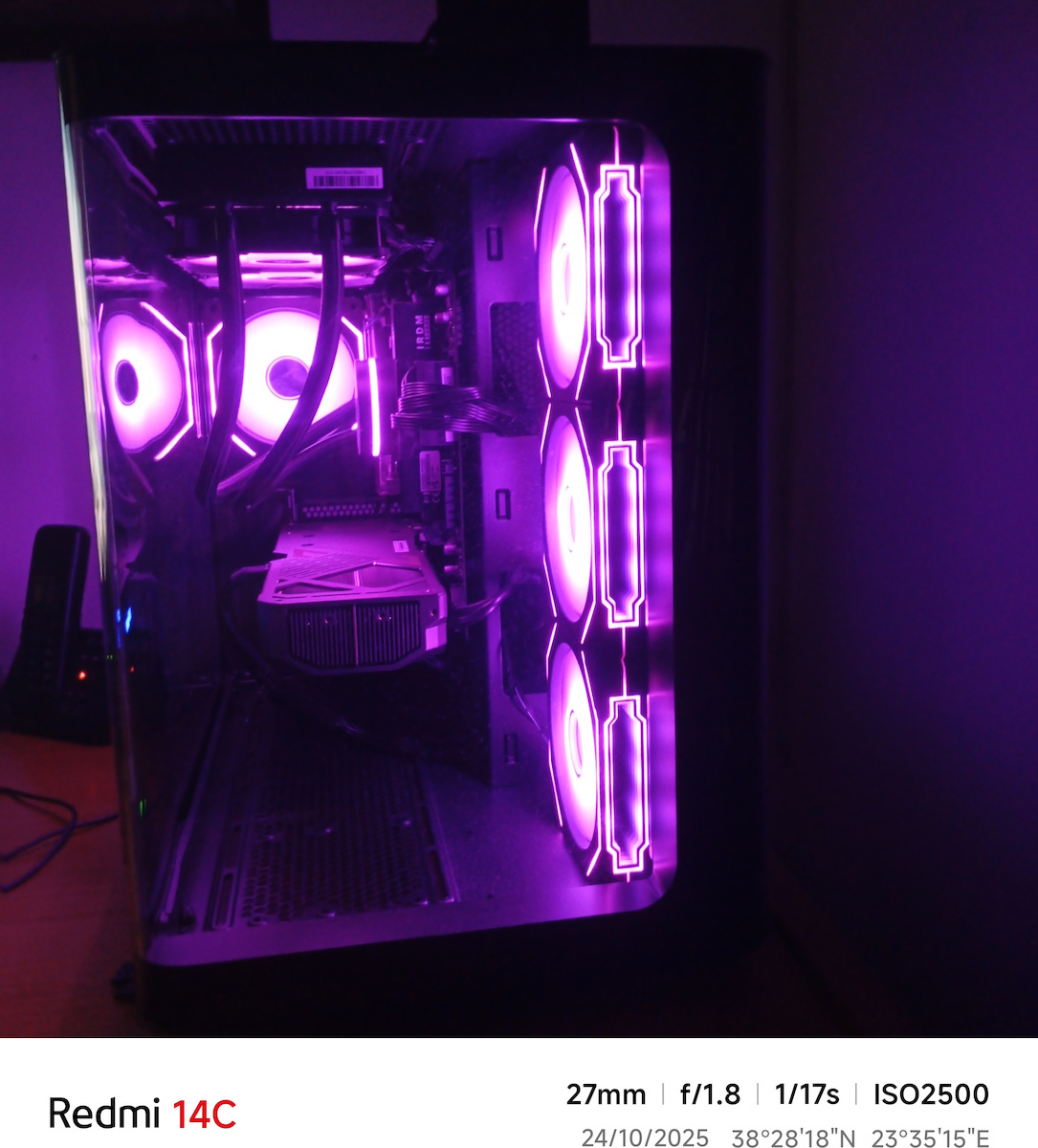 U-Case Haze Gaming Desktop PC (Ryzen 7-7700/32GB DDR5/1TB SSD/GeForce RTX 5070/W11 Home)