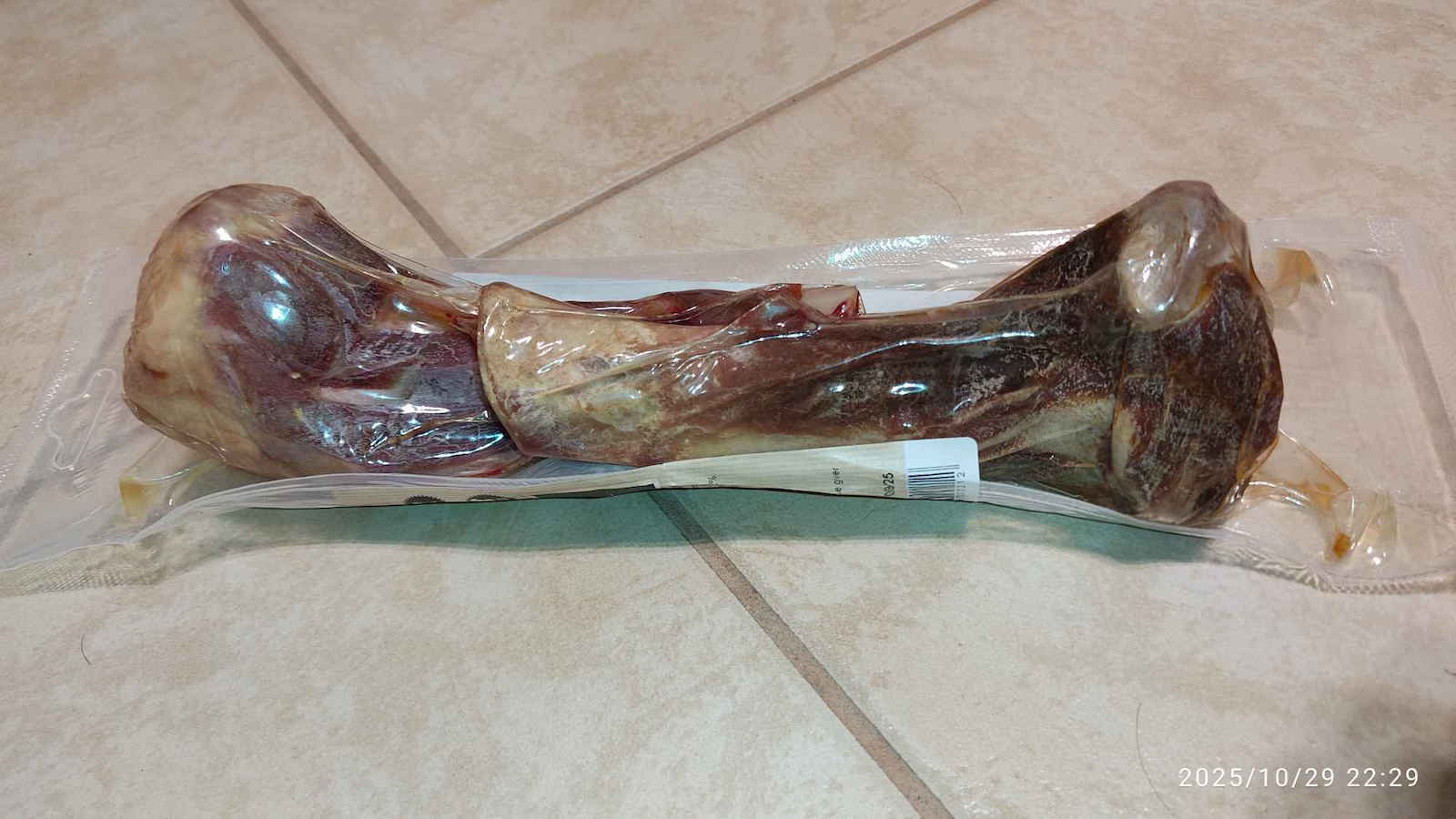 Pet Camelot Prosciutto Bone Medium Bone for Dogs from Pork Medium 450gr