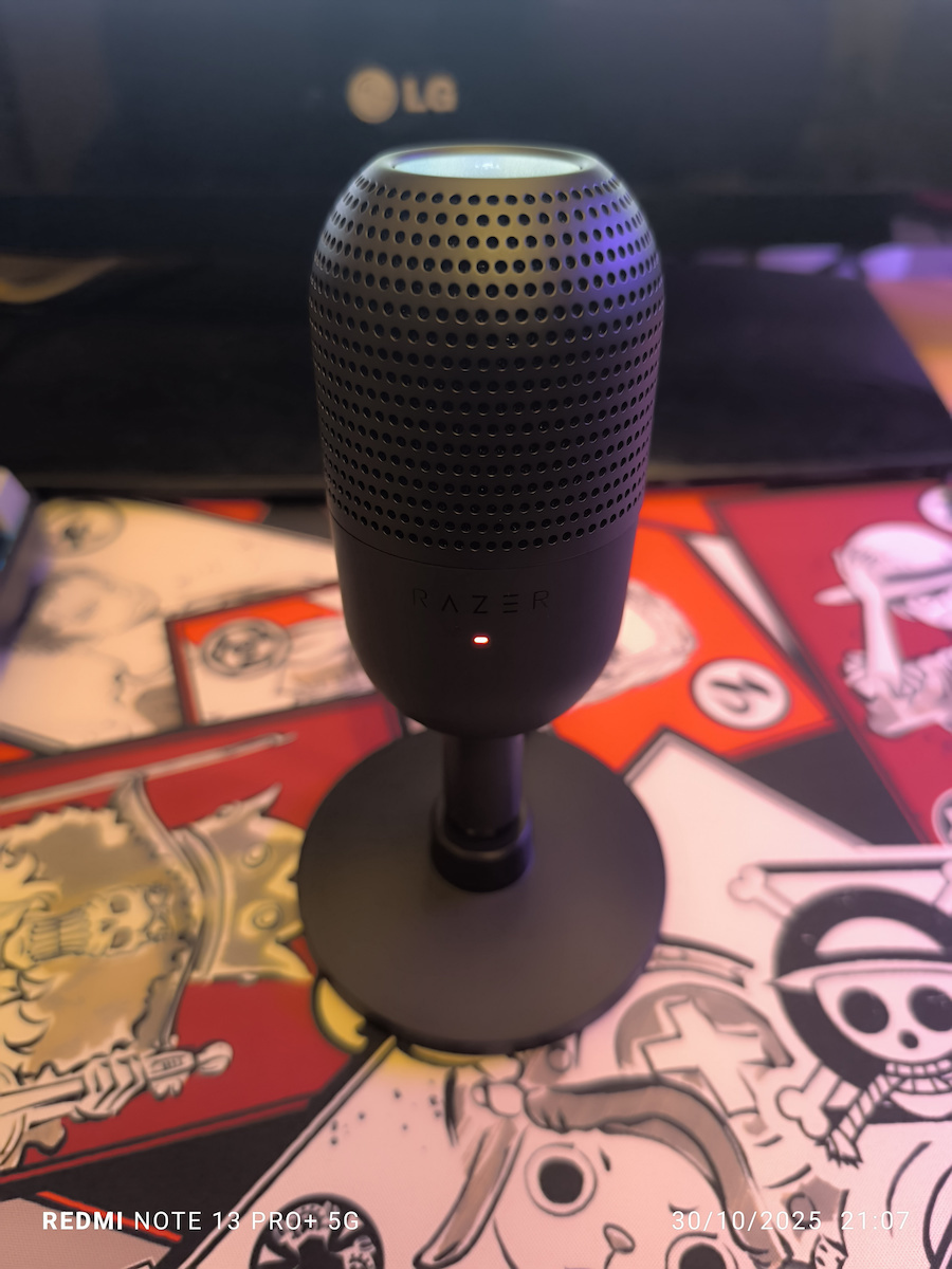 Razer Seiren V3 Mini Πυκνωτικό Μικρόφωνο USB Επιτραπέζιο για Φωνητικά σε Λευκό Χρώμα