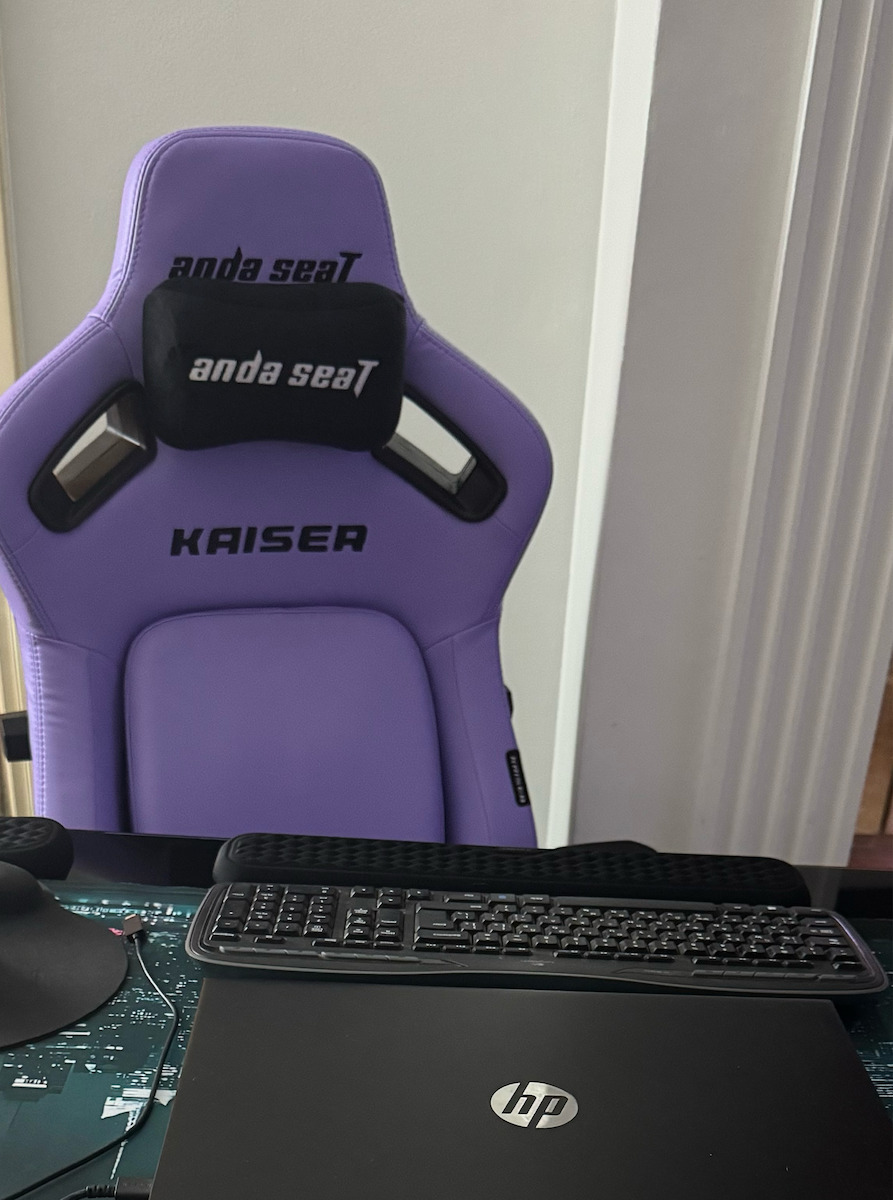 Anda Seat Kaiser 4 XL Καρέκλα Gaming Δερματίνης με Ρυθμιζόμενα Μπράτσα Μωβ