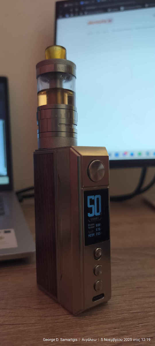 Voopoo Box Mod Drag 4 177W Gun Metal Forest Green