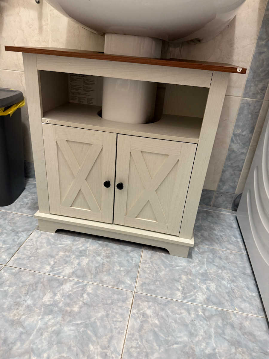 Kleankin Πάγκος χωρίς Νιπτήρα Μ60xΒ30xΥ60cm μοριοσανίδα