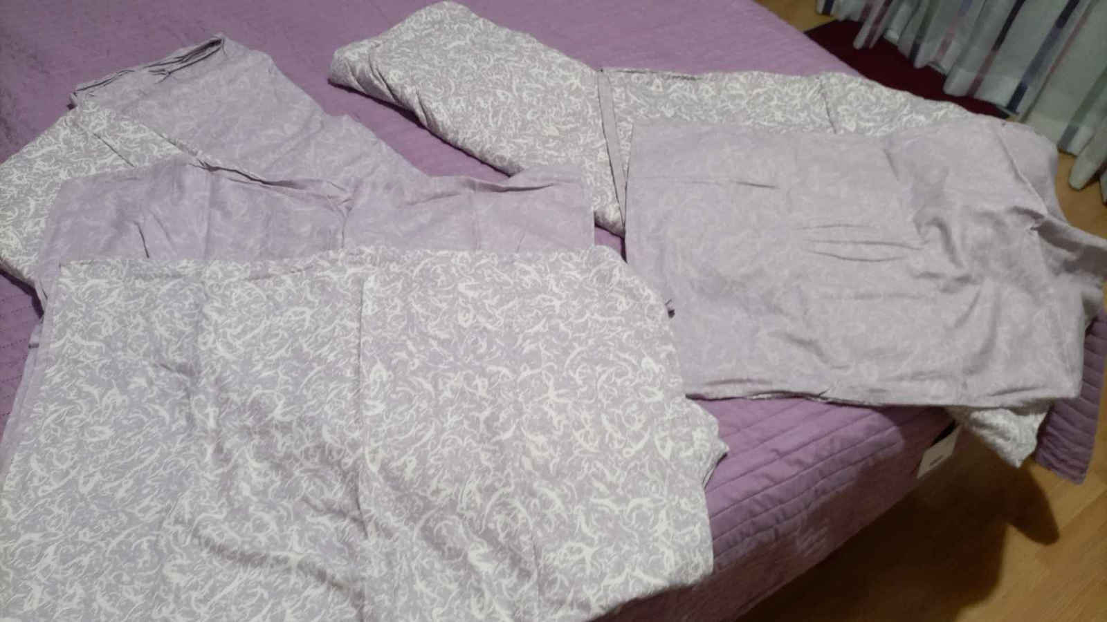 Nef-Nef Homeware Duvet Cover Set Flannel Single with Pillowcase 160x230 Sorial Mauve