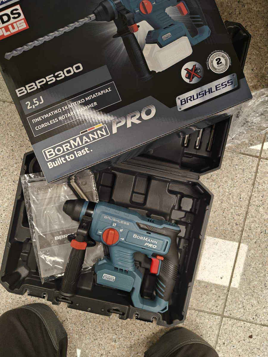 Bormann Pro BBP5300 Ударен Къртач Соло с Прикачване SDS Max