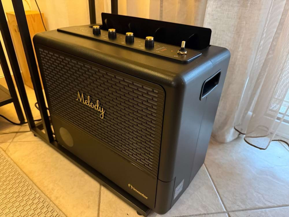 Inventor Melody Dehumidifier with Compressor Ionizer and Wi-Fi 20lt Black