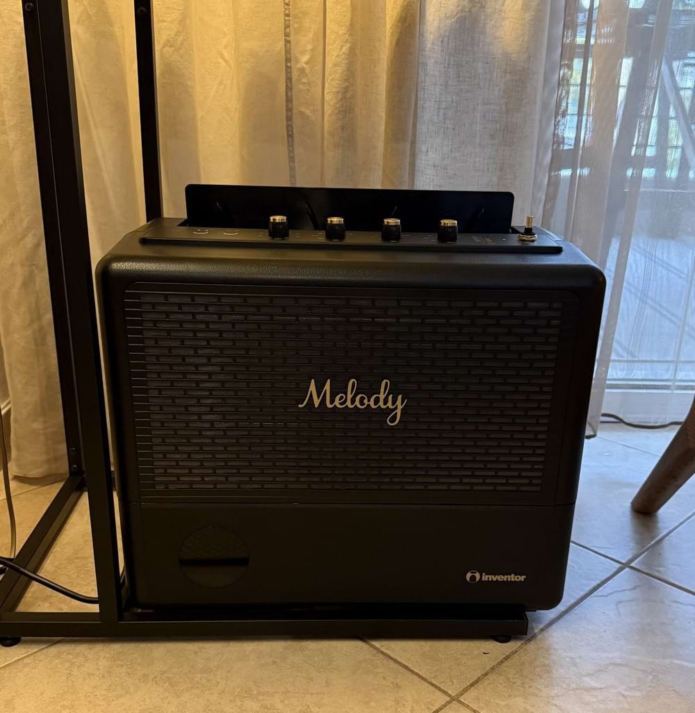 Inventor Melody Dehumidifier with Compressor Ionizer and Wi-Fi 20lt Black