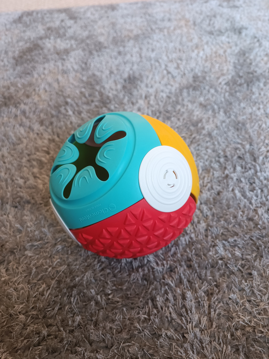 Baby Clementoni Ball Sensory Soft Clemmy for 9++ Months Red