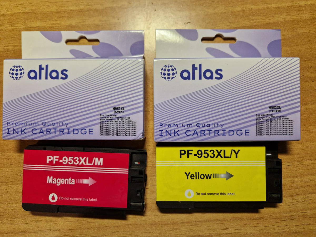 Premium Πακέτο Συμβατών Μελανιών Εκτυπωτή InkJet HP 128ml Πολλαπλό (Color) / Μαύρο