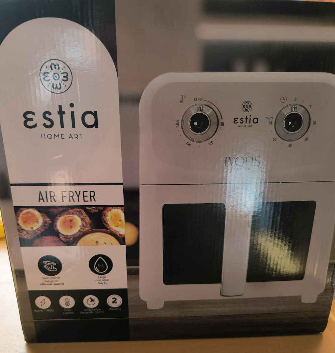 Estia Air Fryer 6lt Μπεζ 06-27520