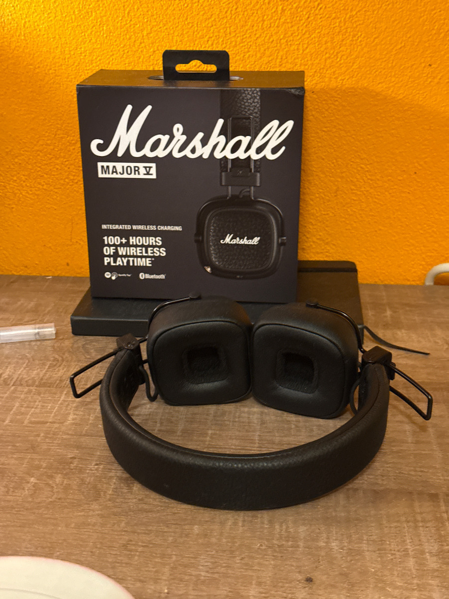 Marshall Major V Fără fir / Cu fir On Ear Căști cu 100 ore de