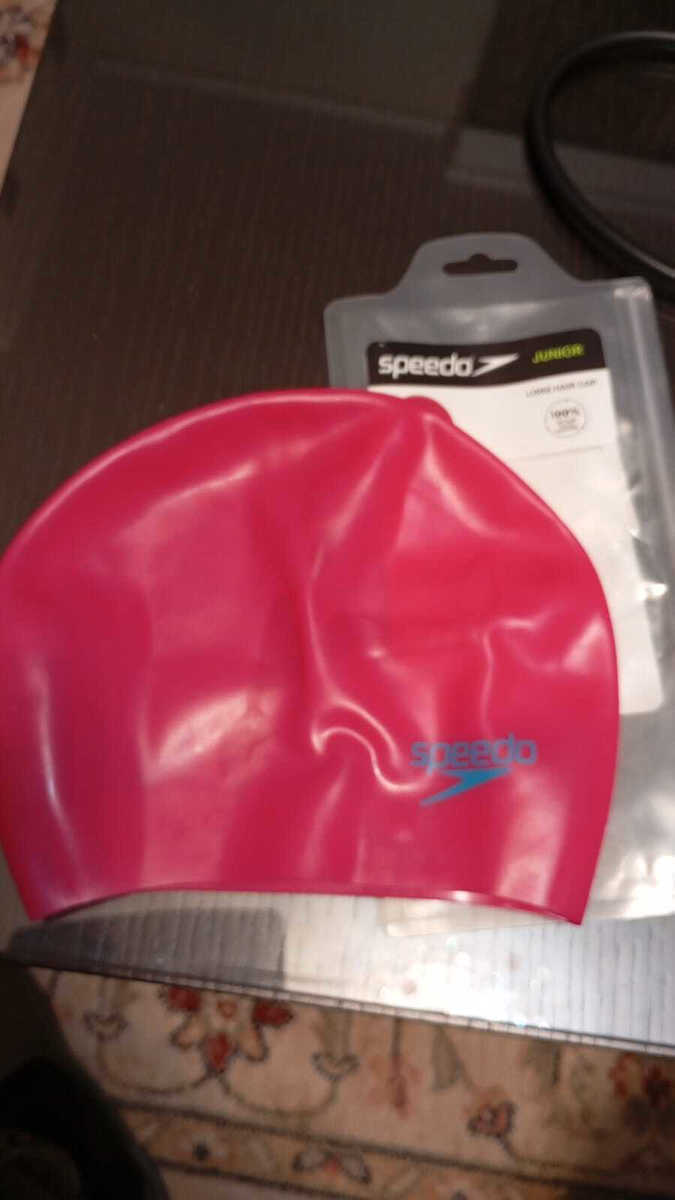 Speedo Silicone Kids Swimming Cap Pink