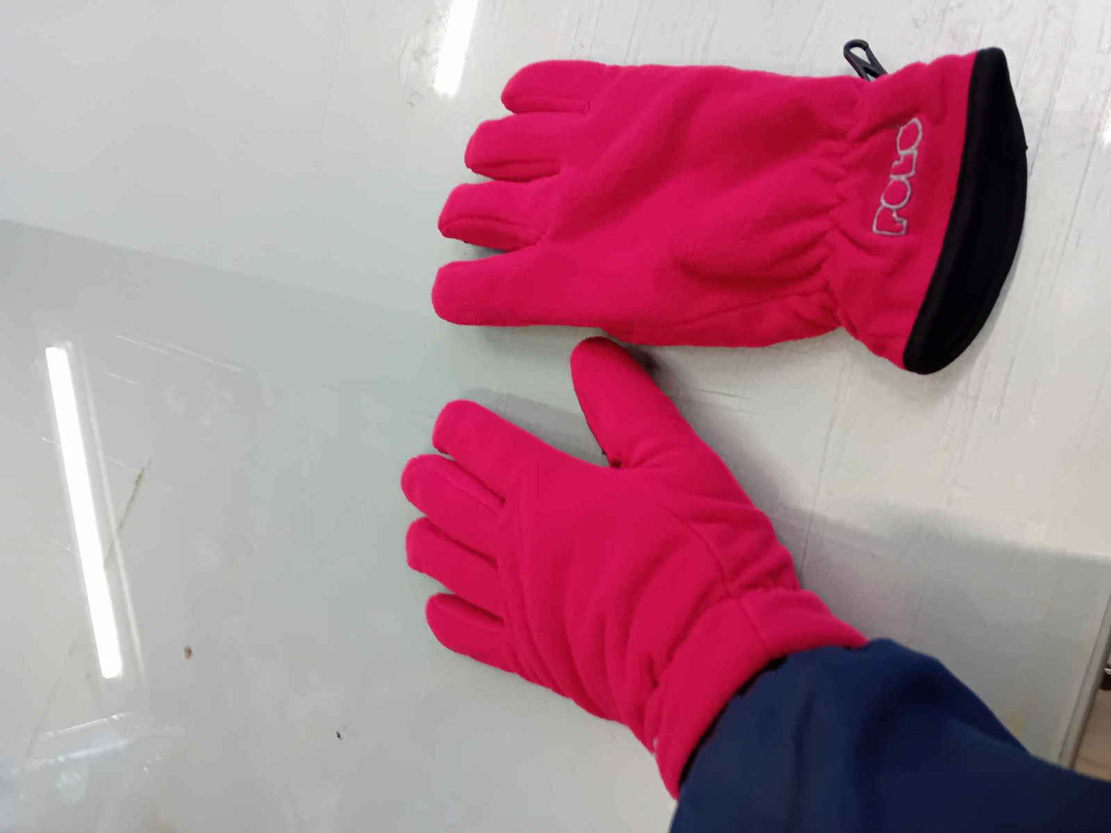 Rot Vlies Handschuhe