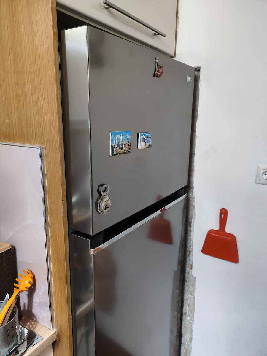 LG Ψυγείο Δίπορτο 395lt Total NoFrost Υ176xΠ70xΒ68εκ. Inox GTBV36PZGKD