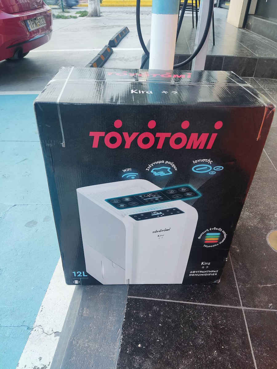 Toyotomi TDE-12WBIVION Αφυγραντήρας με Συμπιεστή Ιονιστή και Wi-Fi 12lt