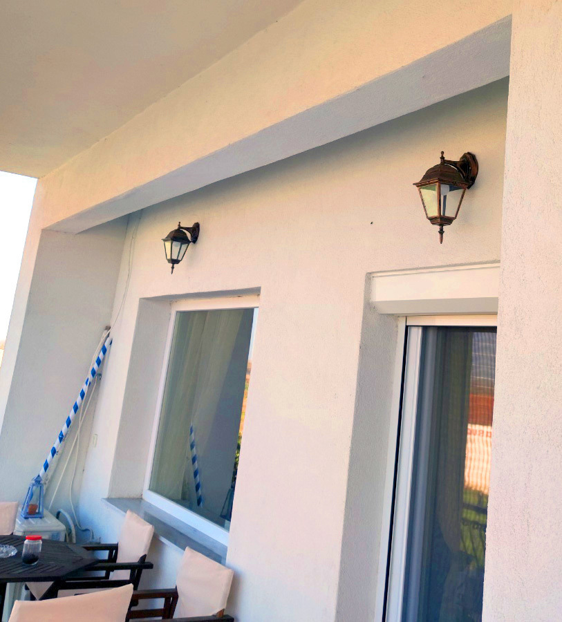 Keskor Felinar de exterior montat pe perete 14.5x20x33εκ.