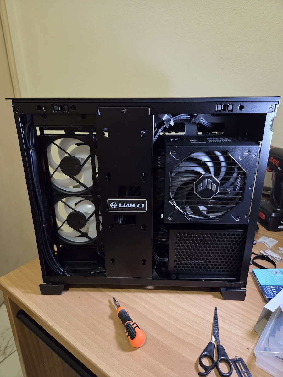Lian Li O11 Dynamic Mini V2 Gaming Midi Tower Κουτί Υπολογιστή με Πλαϊνό Παράθυρο Μαύρο