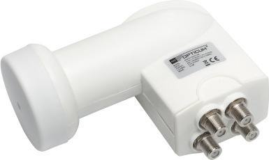 Opticum Robust LNB Quad (4 Εξόδων) με Χαμηλό Όριο Θορύβου 0.1dB