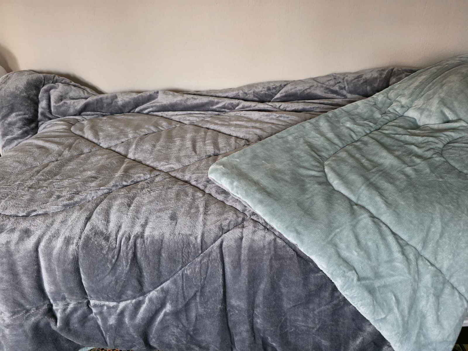 Borea Duvet Cover with Hollowfiber Filling Single 160x220cm Cozy Grey 300 GSMGsm