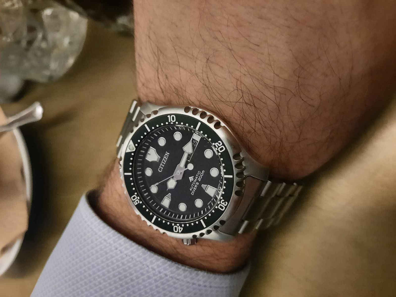 Citizen Promaster Men's Watch 42mm Automatic with Silver Metal Bracelet