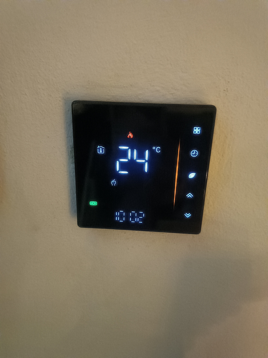 MOES WHT-006-GC-BK-MS Smart Digital Thermostat with Touch Screen και Wi-Fi