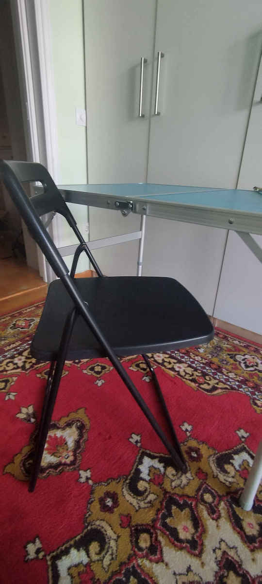 Escape Τραπέζι Αλουμινίου για Camping Πτυσσόμενο σε Βαλιτσάκι 60x40x26cm Μπλε