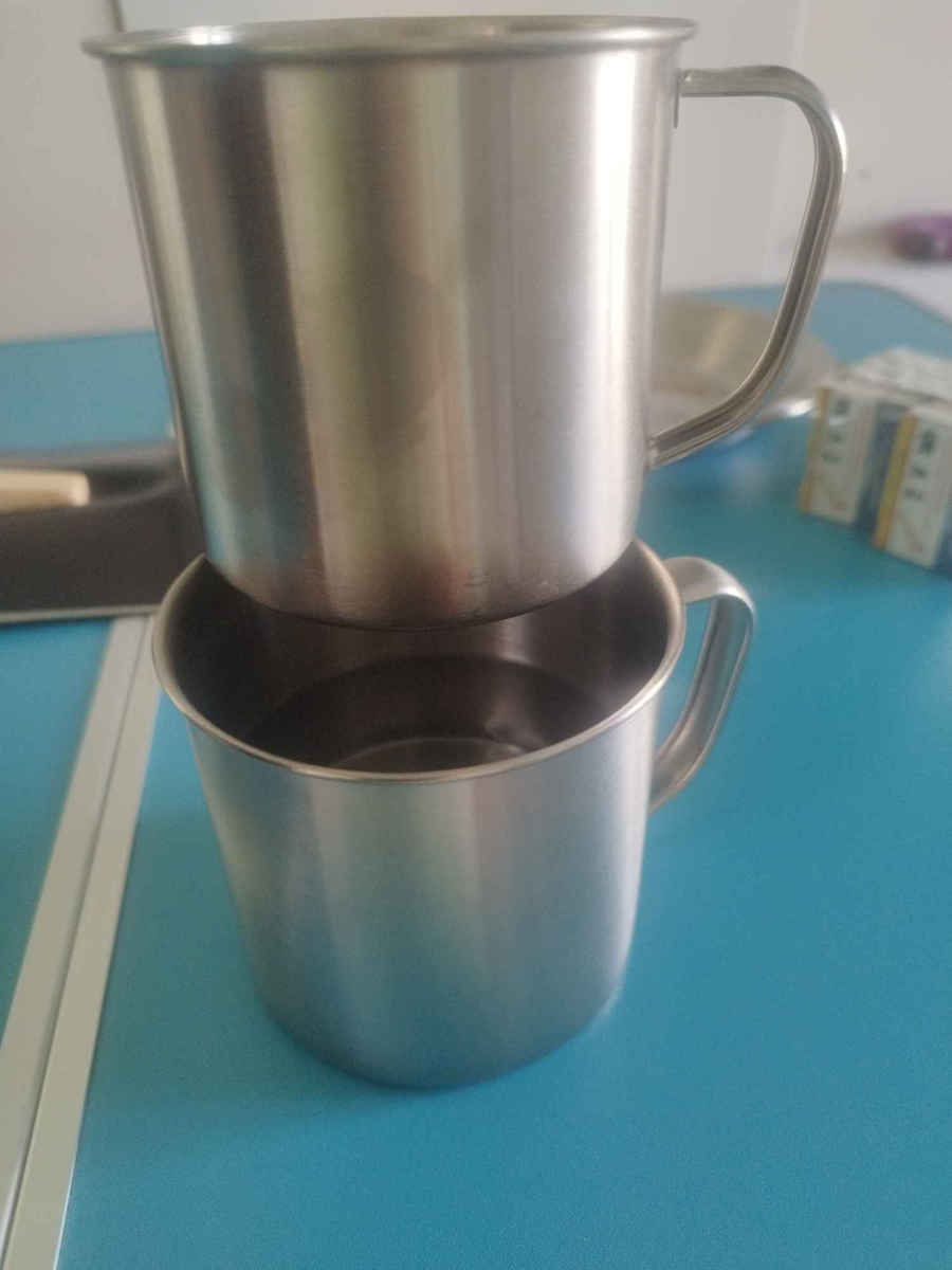 Mil-Tec Glass for Camping Stainless Steel Cup 500 ml