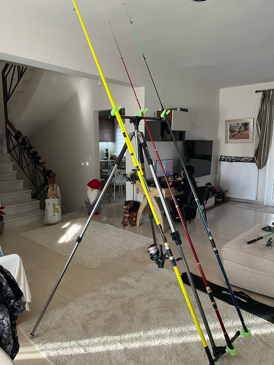 Oceanic Powersurf Tripodmaster II Tripod for Fishing Rods Metallic 180cm