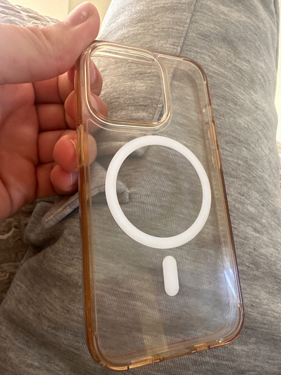 Spigen Ultra Hybrid MagFit Umschlag Rückseite Kunststoff 2mm Transparent / White (iPhone 14 Pro)