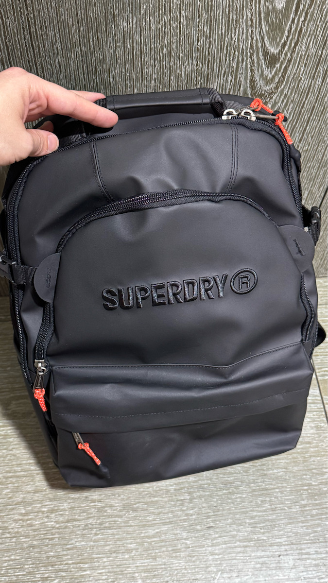 Superdry Tarp Черна