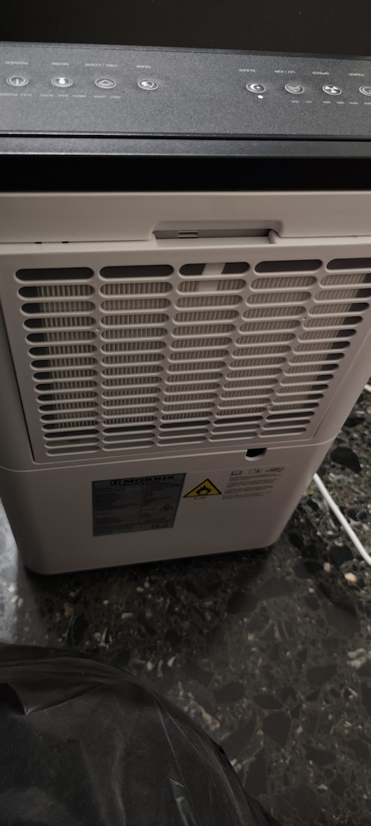 Morris MDB-10120INV Dehumidifier with Compressor and Ionizer 10lt