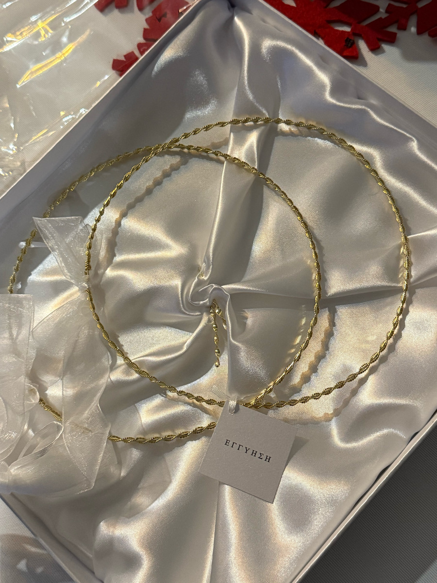 Louvaris Silver Plated Wedding Crowns