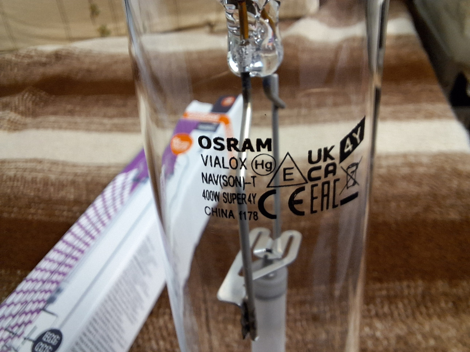 Osram Λάμπα Νατρίου 400W για Ντουί E40