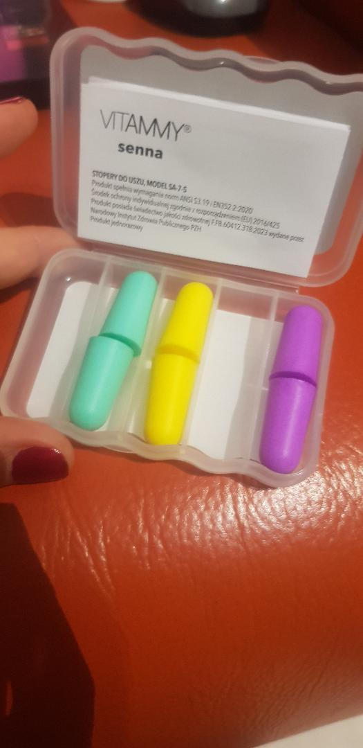 Vitammy Ohrstöpsel in Mehrfarbig Farbe 5Stück