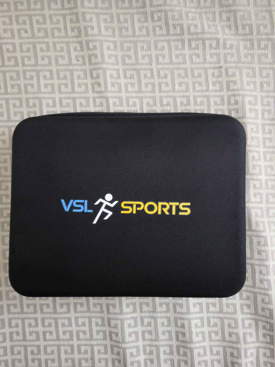 VSL Sports Hypergun X Пистолет Масаж Shiatsu за Врат Кръст Гръб Крака Тяло и Ръце против целулит с Вибрация Черен