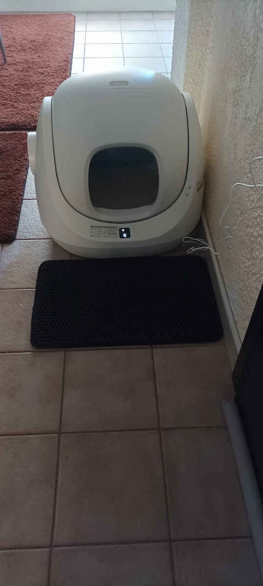 Catlink BayMax Version Katzentoilette Selbstreinigend Weiß L59.9 x B53.3 x H54.5cm