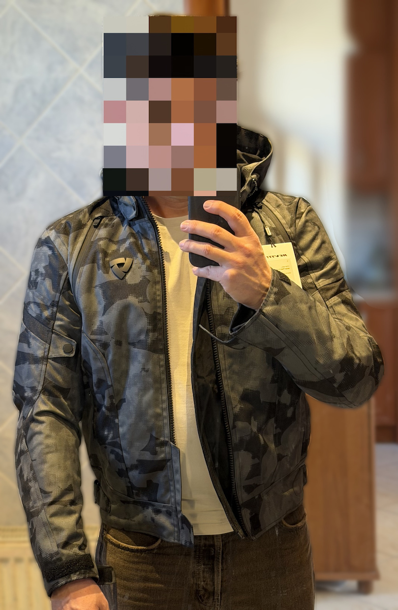 Rev'IT Flare 3 H2O Winter Men's Motorcycle Jacket Waterproof Gray
