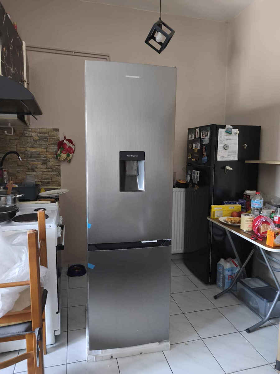 Heinner Fridge-Freezer 260lt H180xW55xD56cm Inox HC-HM260XWDE++