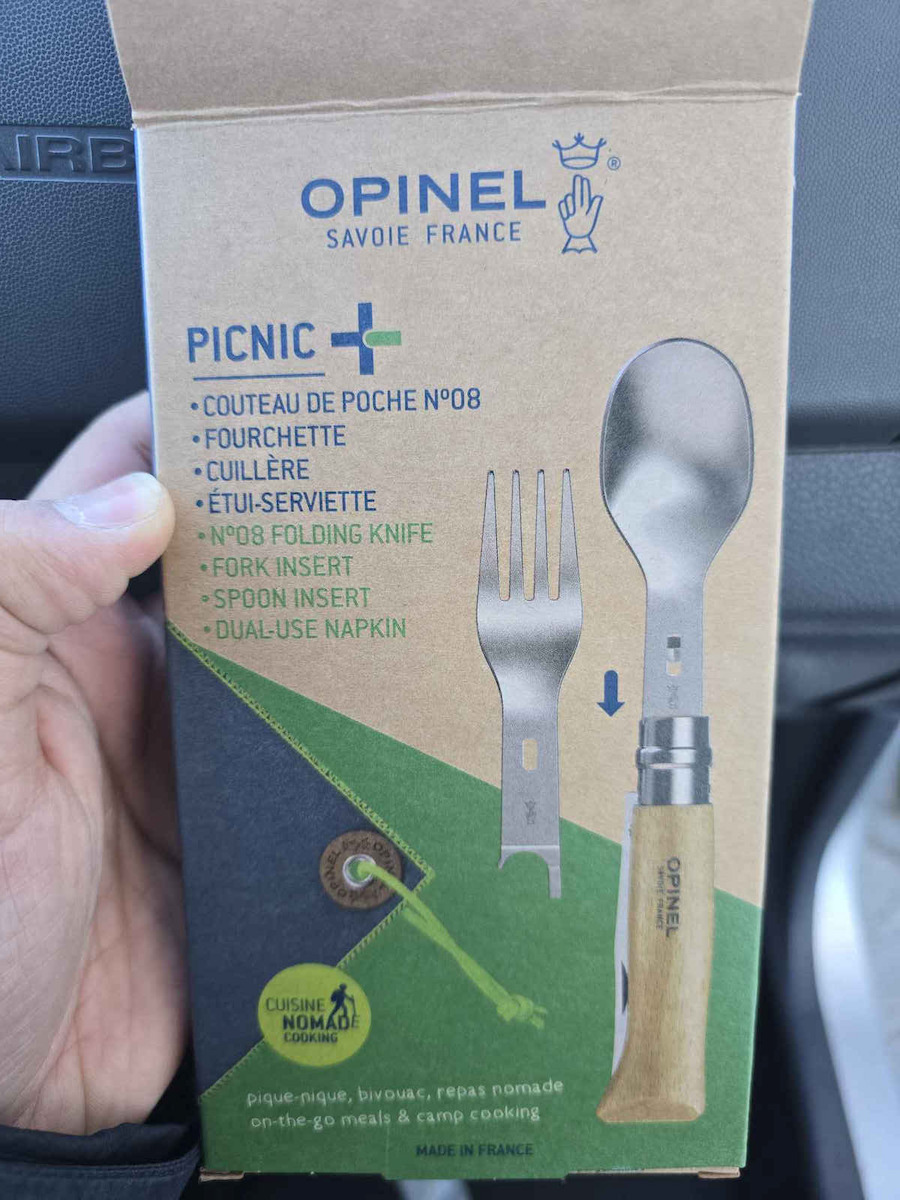 Opinel Nomad Picnic Plus Πολυεργαλείο Καφέ σε Θήκη