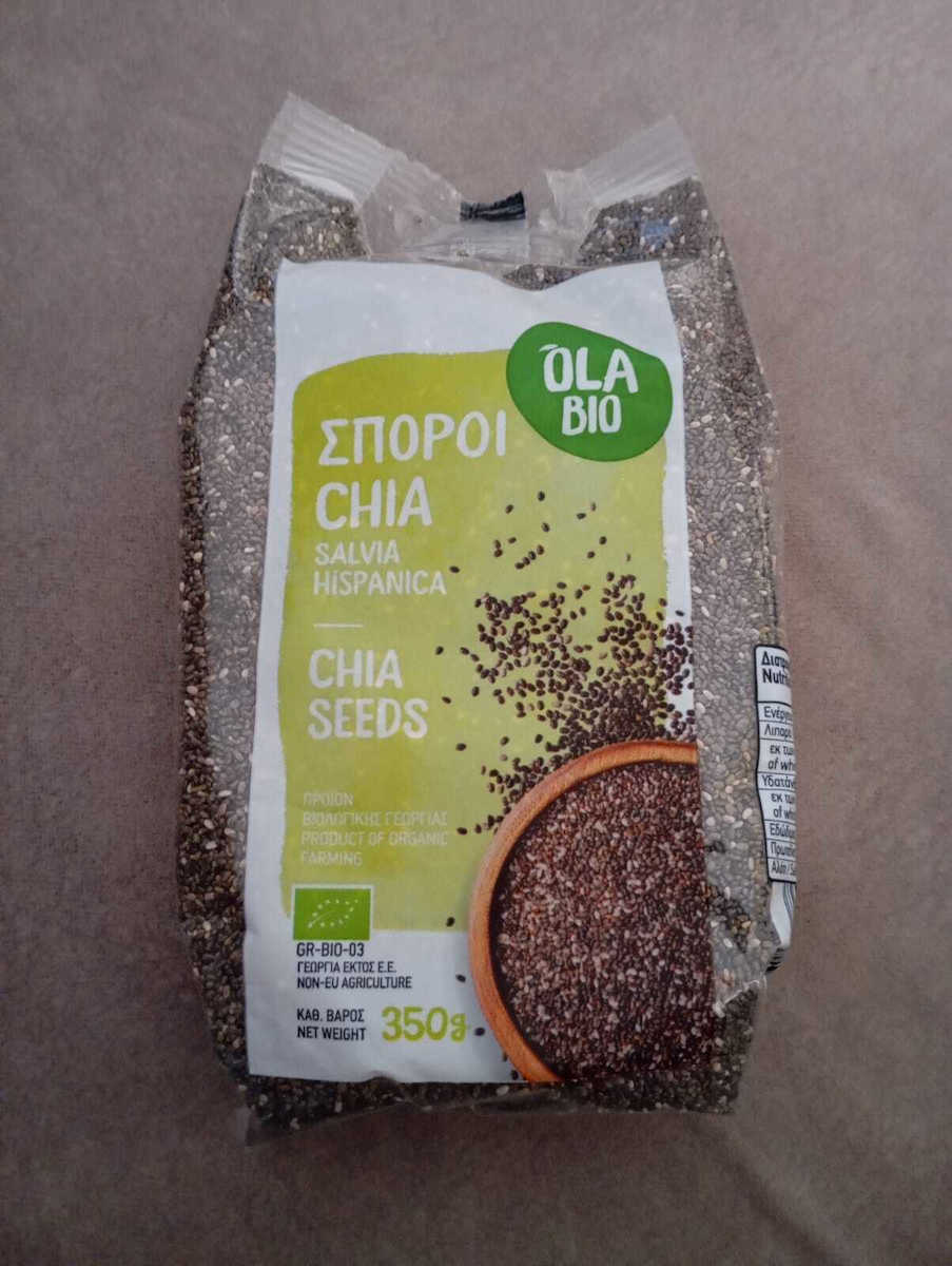 Mega Foods Биологични Чиа Сурови Олющен 350гр