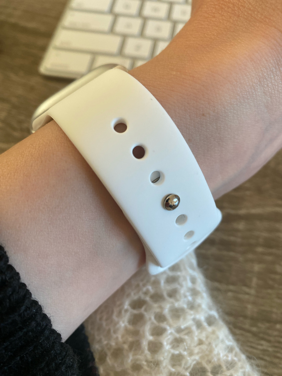 Tactical Strap for Apple Watch 38mm (White)