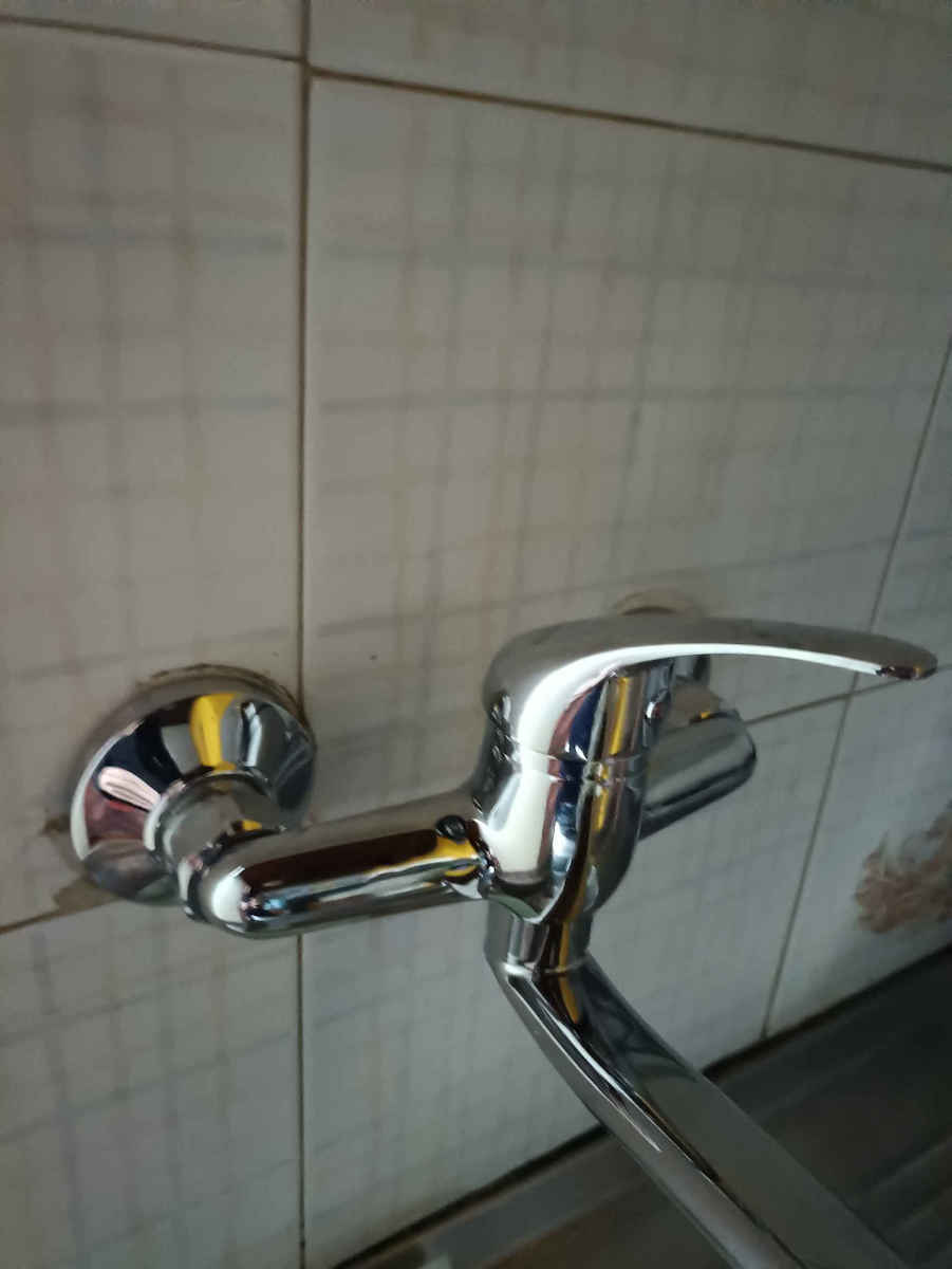 Bormann Zebra BTW3130 Kitchen Faucet Wall Silver