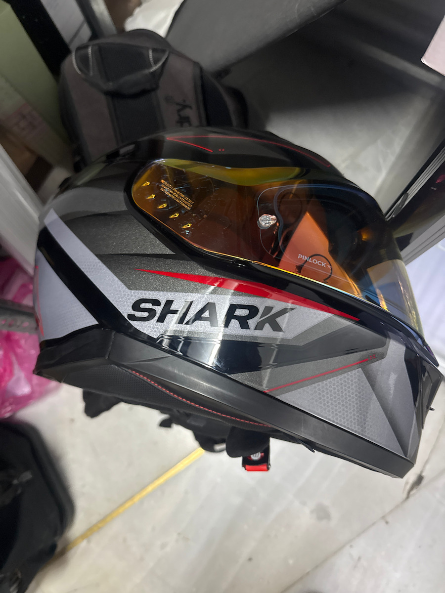 Shark D-skwal 3 Blast-R Mat Black / Anthracite / Red Κράνος Μηχανής Full Face ECE 22.06 1540gr με Pinlock και Sunvisor