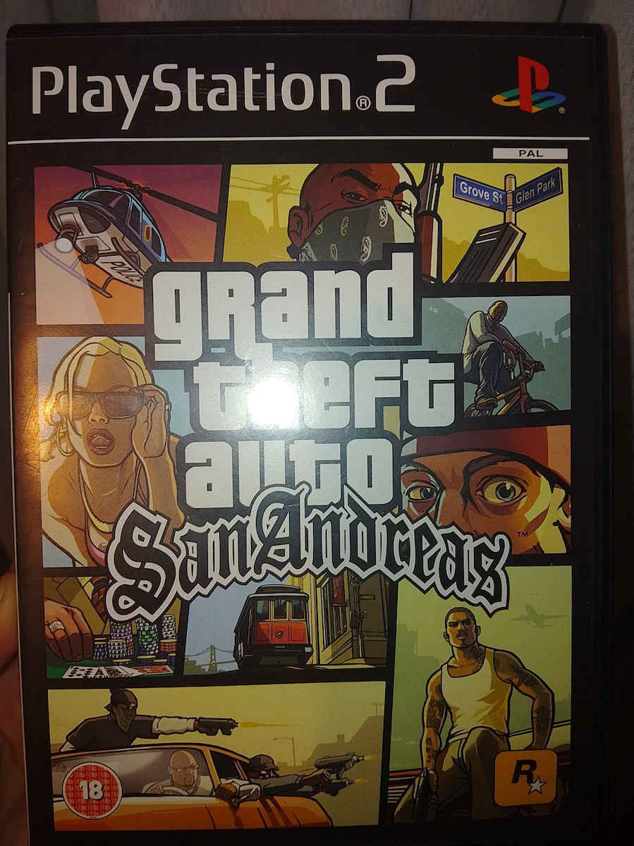 Grand Theft Auto San Andreas PS2 PS2 Game (Used)