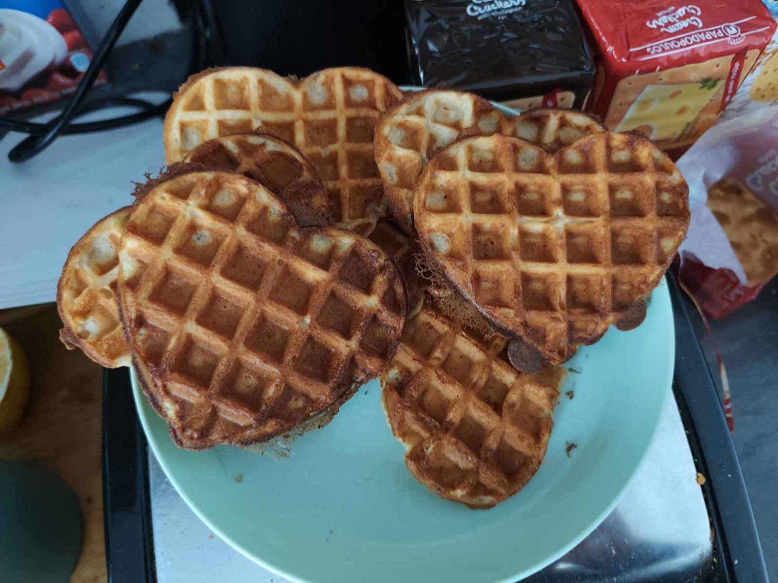 Factory WP-MK03 Mini Waffle Maker for Heart Waffles 350W