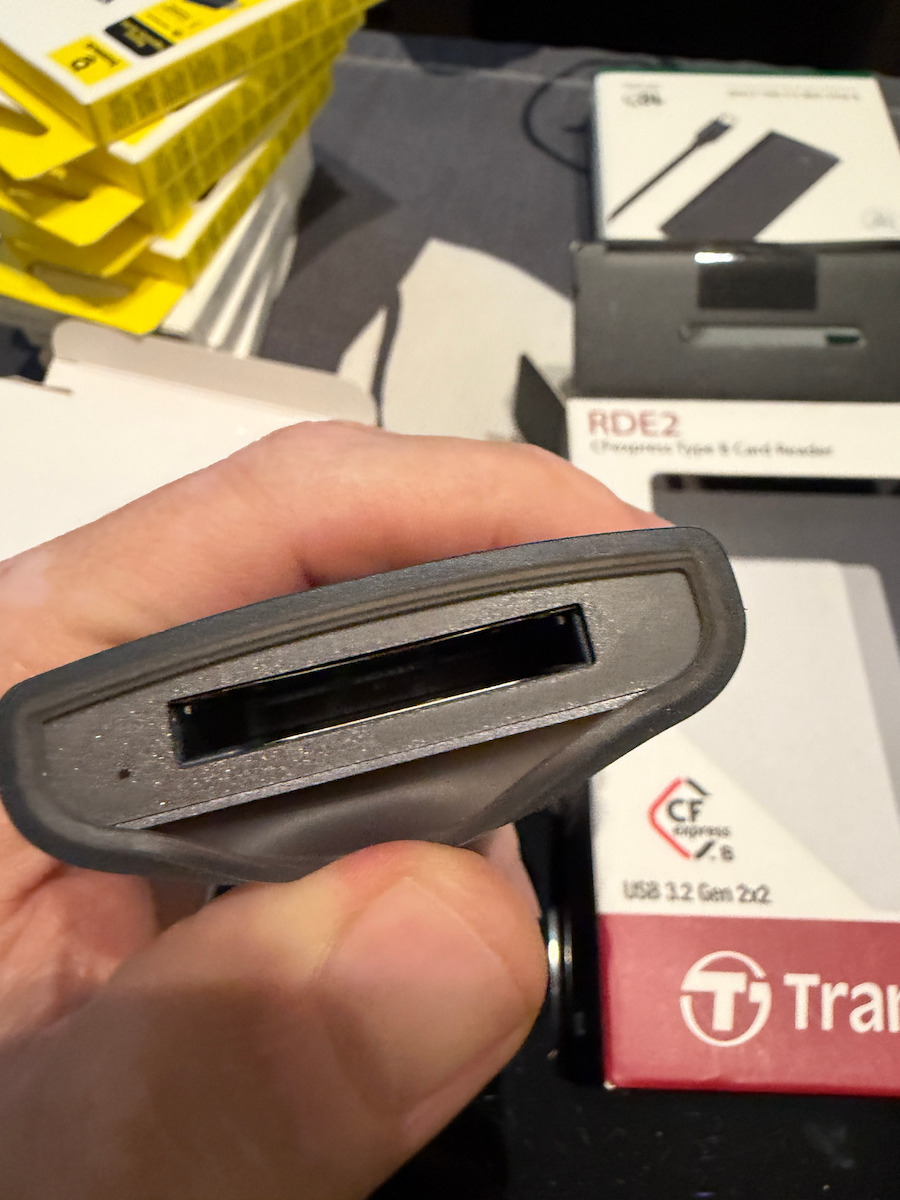 Transcend RDE2 Card Reader USB 3.2 for CFexpress Gray