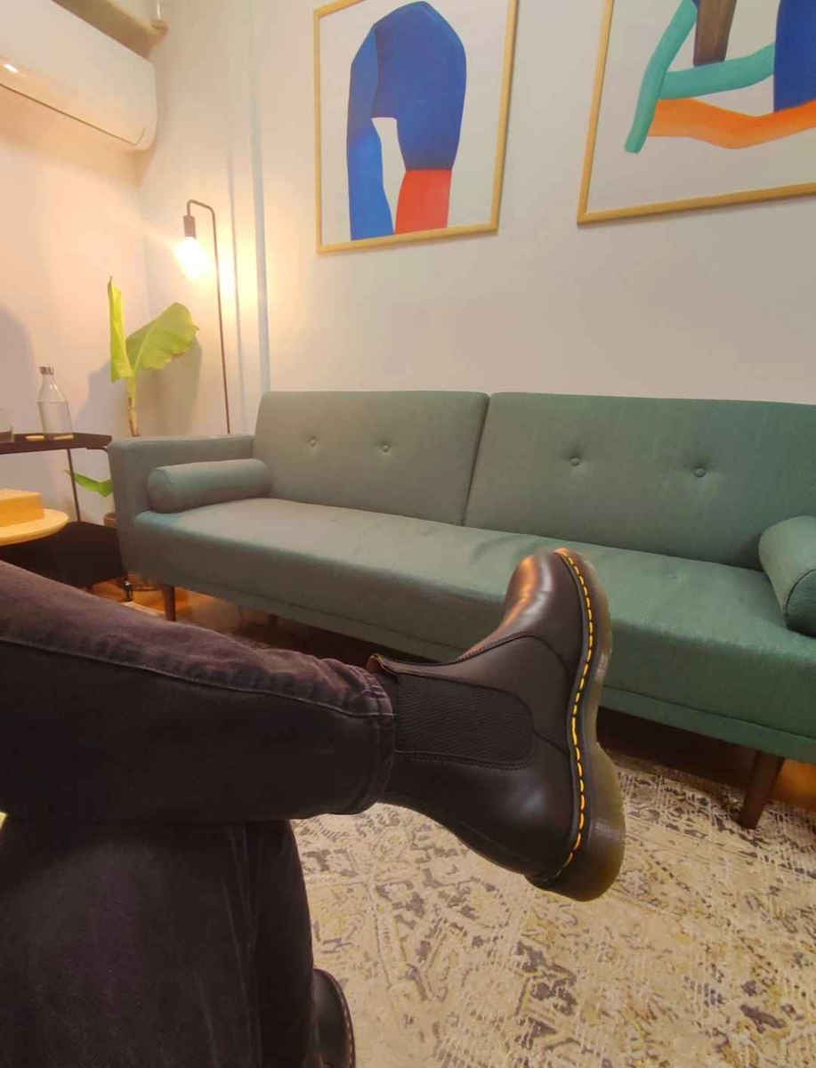 2976 Smooth Piele Negru Ghete Chelsea