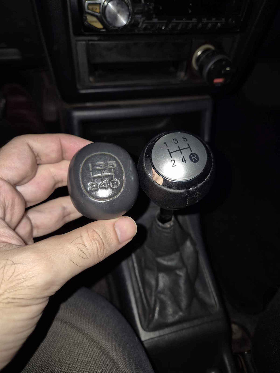 NTY Πόμολο Ταχυτήτων Toyota Μαύρο
